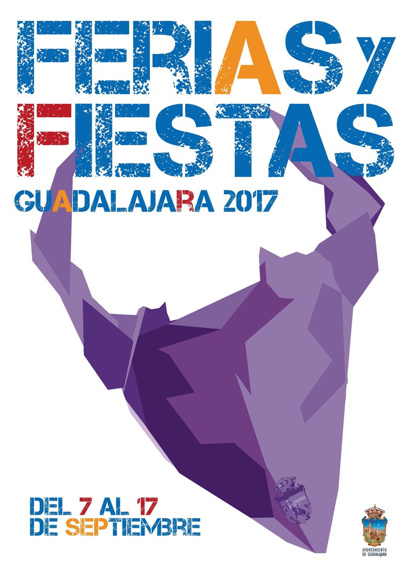 Montaje de escenarios en las Fiestas de Guadalajara