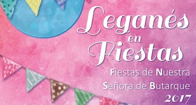 Montaje de escenario en las fiestas de Leganés 2017